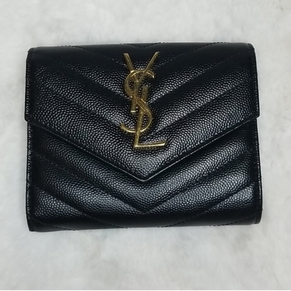 Yves Saint Laurent Handbags - SOLD - YSL TRIFOLD WALLET